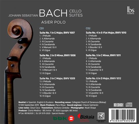 BACH Cello Suites IBS Classical