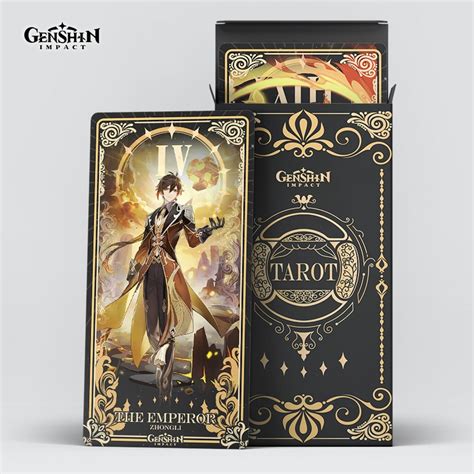 Genshin Playing Cards Pcs Set Game Genshin Tarot Card Genshin