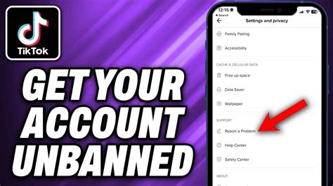 How To Get Your Tiktok Account Unbanned Quick Help Youtube