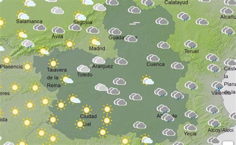 Hoy miércoles en CLM nuboso en Albacete y Cuenca y temperaturas