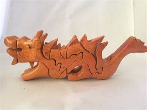 Wooden Dragon Puzzle