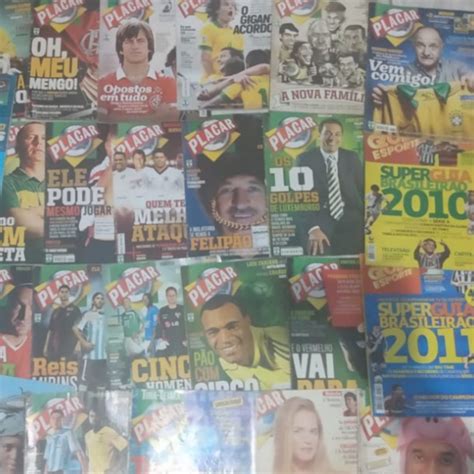 Lote Revistas Placar Guias Incluso Shopee Brasil