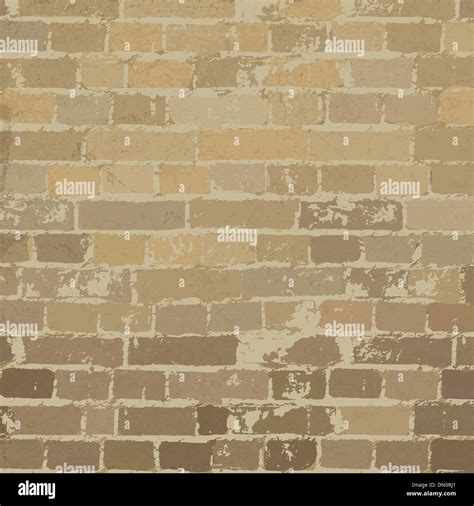 Textura De Pared De Ladrillos De Color Beige Vector Eps Imagen