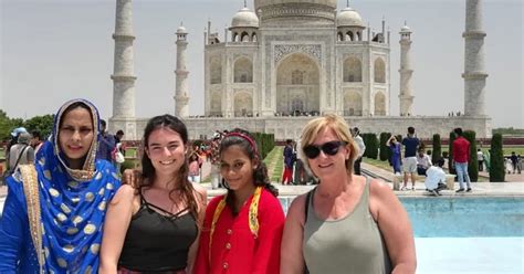 Fr N Delhi Taj Mahal Soluppg Ng Agra Fort Tour Med Bil Getyourguide