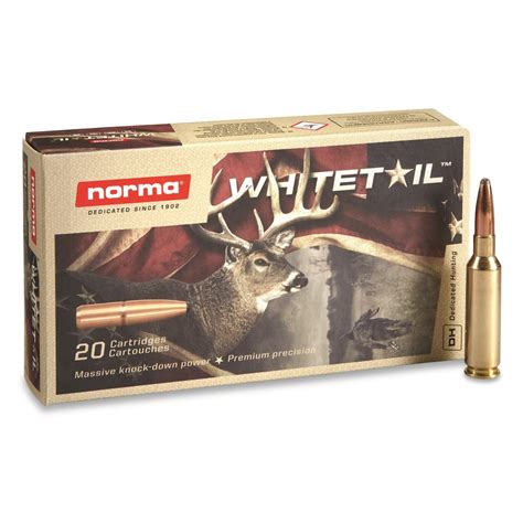 Norma Whitetail 6 5mm Creedmoor JSP 140 Grain 20 Rounds 723728 6