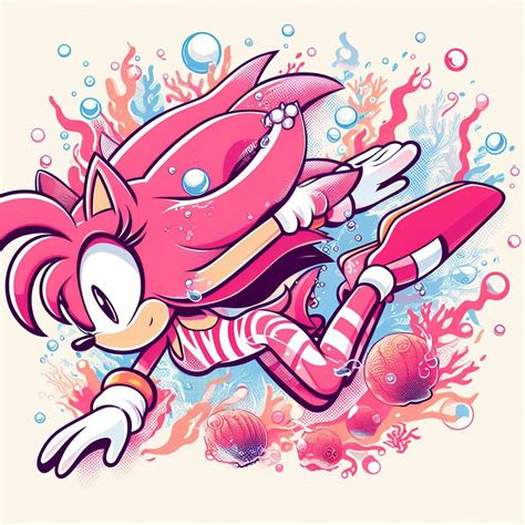 Amy Rose Swimsuit Diving 35 By Bludinimax On Deviantart