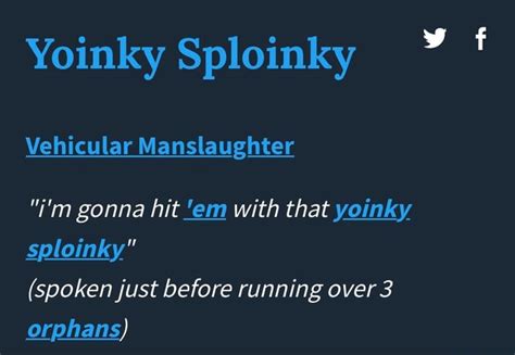 Yoinky Sploinky Vehicular Manslaughter Im Gonna Hit Em With That