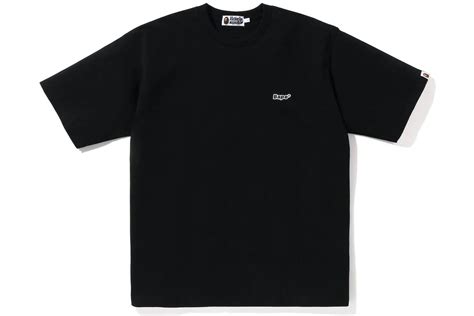 Bape Logo One Point Relaxed Fit Tee Black Ss23 De