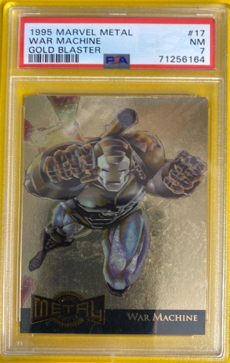 War Machine Gold 17 Prices Marvel 1995 Metal Blaster Marvel Cards