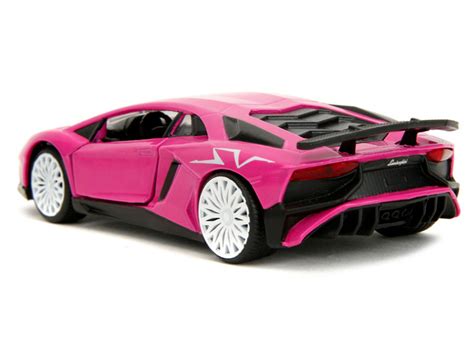 Lamborghini Aventador SV Pink "Pink Slips" Series 1/32 Diecast Model Car by Jada - LIVECARMODEL.com