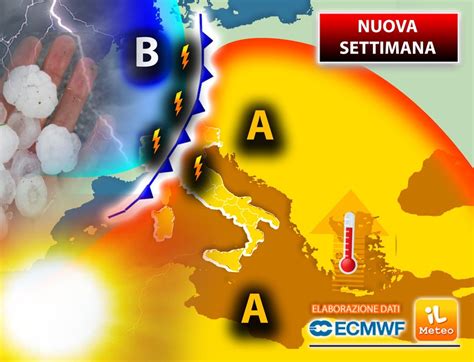 Meteo NUOVA SETTIMANA sempre più probabile l arrivo di una SFURIATA