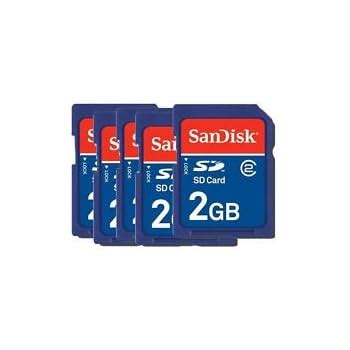 Amazon SanDisk 2 GB SD Flash Memory Card 2 Pack SDSDB2 2048 A11