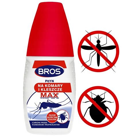 SPRAY NA KOMARY I KLESZCZE MAX DEET BROS 50ml 377 13385199369