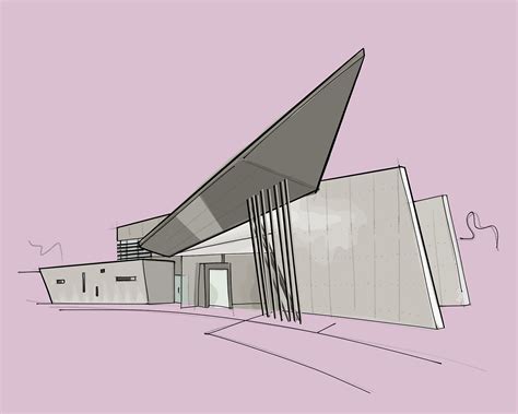 Vitra Fire Station Elevation