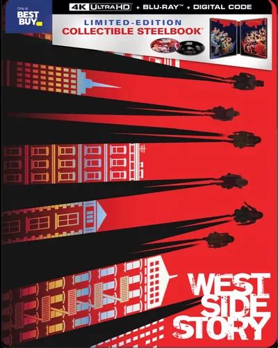 Blu Ray West Side Story 4k Uhd Blu ray Digital Steelbook Envío gratis