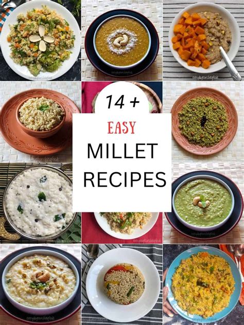 Best Millet Recipes for Breakfast, Lunch and Dinner - Indian and more!