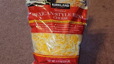 Costco Item Review Kirkland Signature Shredded Mexican Style Blend