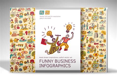 Funny Business Creative Infographic By Crowhouse Thehungryjpeg