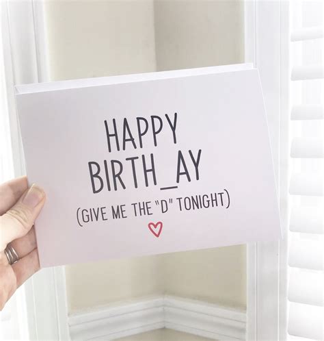 Funny Sex Happy Birthday Card For Boyfriend Boyfriend Birthday Etsy