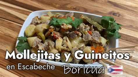 Mollejitas Con Guineitos En Escabeche Puerto Rican Style Chicken