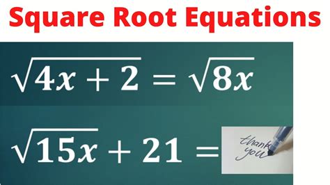 Square Root Equation Easy To Solve Shorts Youtube