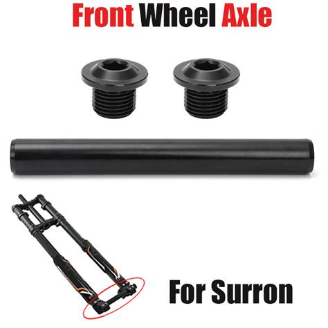 Dnm Front Wheel Axle With Nut Kit For Surron Sur Ron Light Bee Forks Us