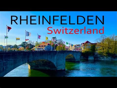 Rheinfelden Switzerland 4K Rheinfelden Aargau Schweiz Swiss German