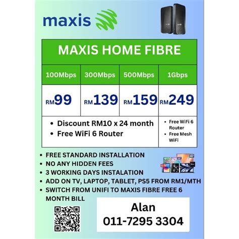 Maxis Home Fibre Package Shopee Malaysia