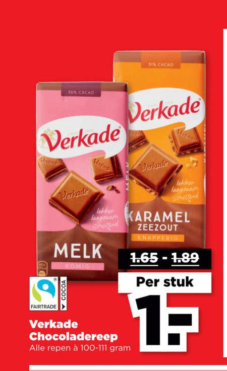 Verkade Chocolade Folder Aanbieding Bij Plus Details