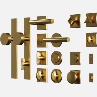 Door Handle Collection By School House 3D Model By Shirbeigi