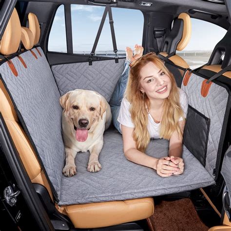 YJGF Housse de siège arrière de voiture pour chien extension de