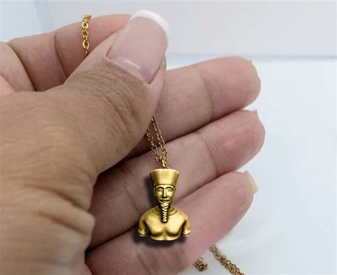 Egypt God Amun Pendant Egypt Pharaonic Art Necklace Jewelry 3D Model 3D