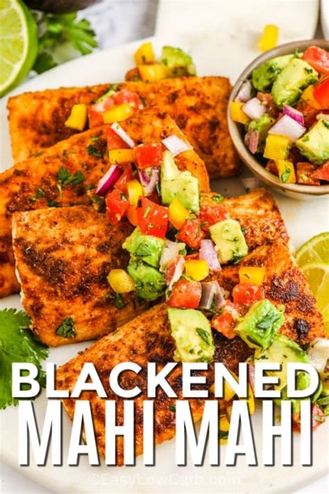 Blackened Mahi Mahi Ready In Less Than Minutes Easy Low Carb