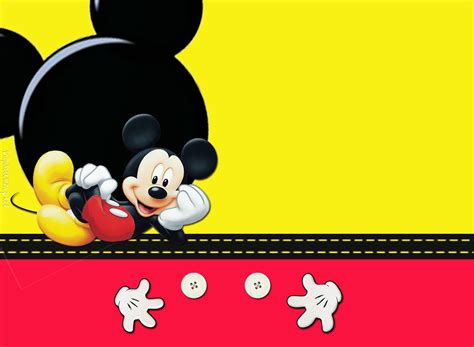 Convite Animado Mickey Mouse Convites Animados Proshow Producer