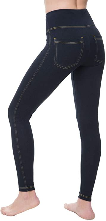 Nirlon Jeggings For Women High Waist Tummy Control Jean Leggings With