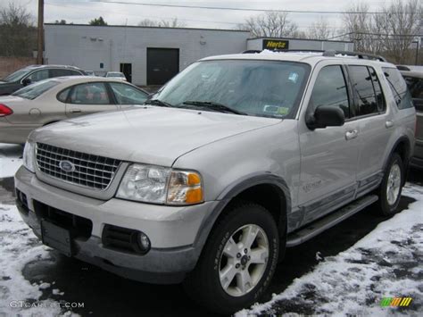 2004 Silver Birch Metallic Ford Explorer Xlt 4x4 46698089 Photo 19 Car Color