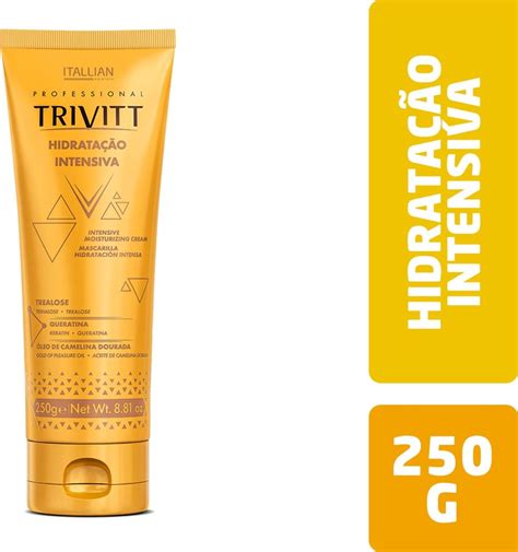 Kit Itallian Hairtech Professional Trivitt Tratamento Home Care