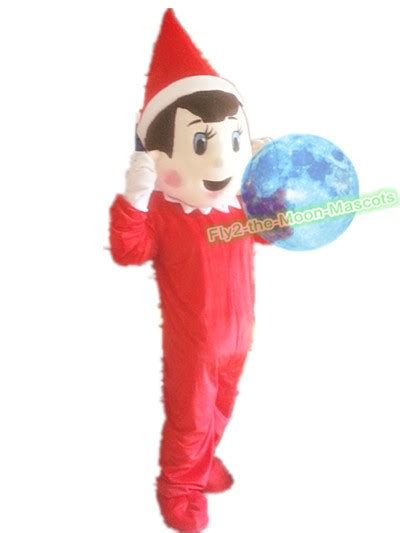 Sale Elf On The Shelf Mascot Costume In Stock