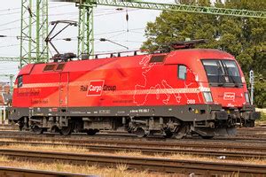 1116 016 Siemens ES 64 U2 Operated By Rail Cargo Hungaria ZRt