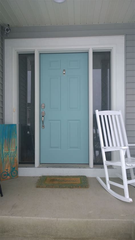 My Front Door Sherwin Williams Festoon Aqua More House Paint