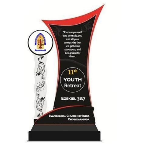 Acrylic Printed Trophy Memento at Rs 5000 piece एकरलक ममट in