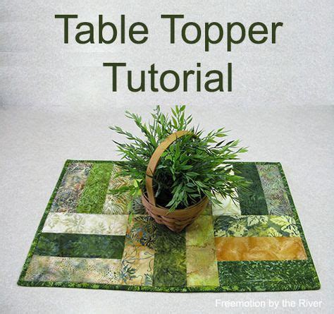 Freemotion By The River Bloglovin Table Topper Patterns Table