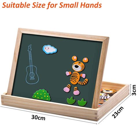 Uping Puzzles En Bois Magn Tique Pi Ces Tableau Double Face