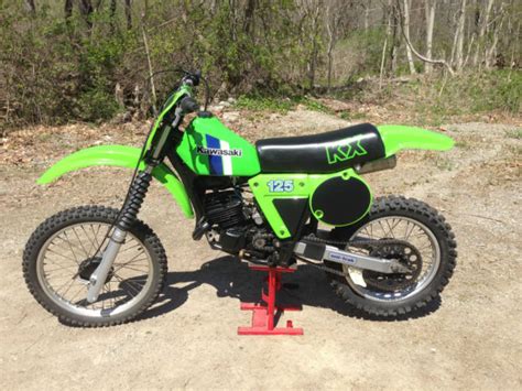 1981 Kawasaki Kx125 Vintage Motocross Dirt Bike Nicely Restored