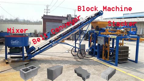 QT4 24 Semi Automatic Vibration Concrete Cement Block Making Machine