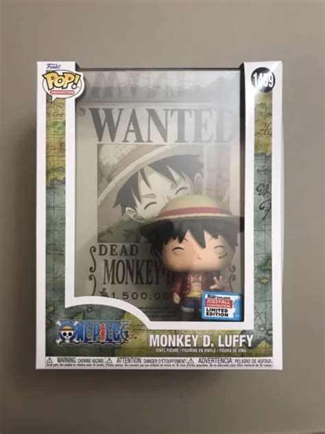 FUNKO POP MONKEY D LUFFY WANTED POSTER ONE PIECE 1459 EUR 75 00