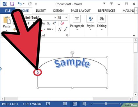 Como Curvar Palavras No Microsoft Word Passos