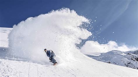 Snowboarding In Fresh Powder UHD 4K Wallpaper | Pixelz