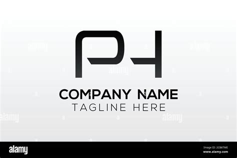 Initial Ph Letter Logo With Creative Modern Business Typography Vector