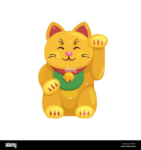 Ilustraci N De Estilo De Dibujo Vectorial De Maneki Neko Imagen Vector